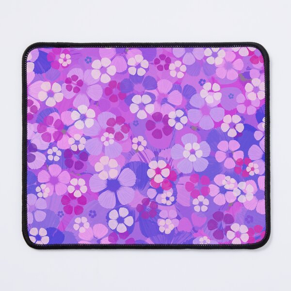 Item preview, Pink & purple floral pattern  designed and sold by Fantacaroo Designs.