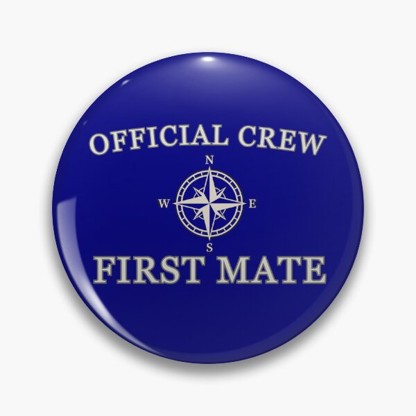 Item preview, First Mate Nautical Crew Design – Vintage Maritime Emblem designed and sold by NullandPrinted.