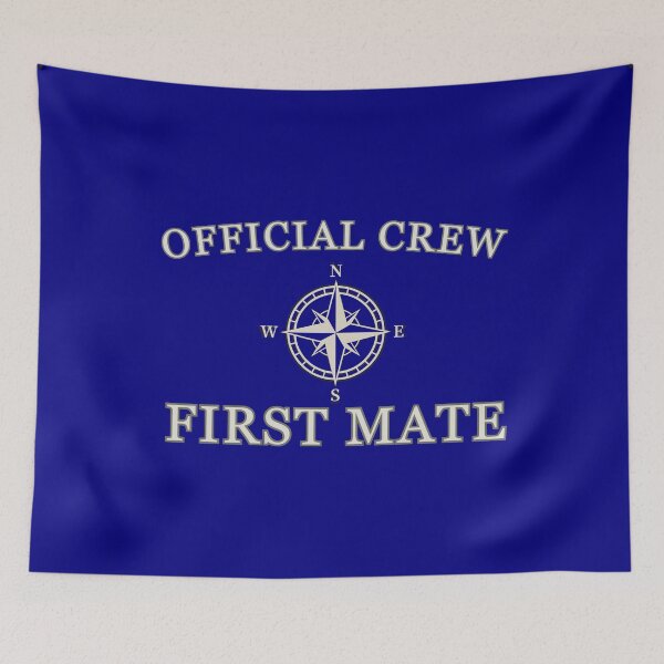 Item preview, First Mate Nautical Crew Design – Vintage Maritime Emblem designed and sold by NullandPrinted.