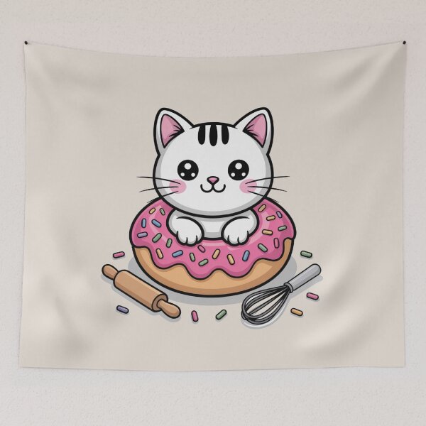 Item preview, Donut Meow Magic designed and sold by SignumShop.