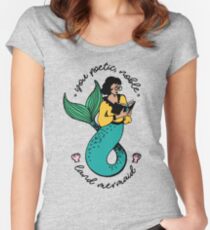 Oh Ann, you poetic, noble land mermaid Women's Fitted Scoop T-Shirt