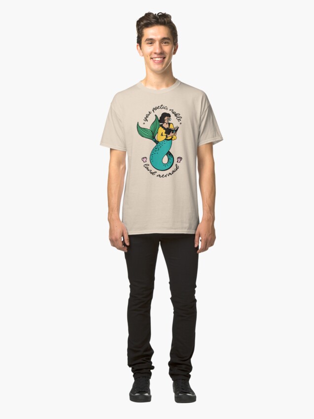 Alternate view of Oh Ann, you poetic, noble land mermaid Classic T-Shirt