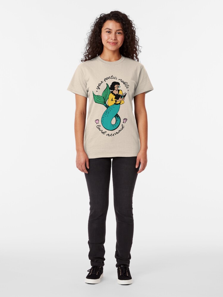 Alternate view of Oh Ann, you poetic, noble land mermaid Classic T-Shirt