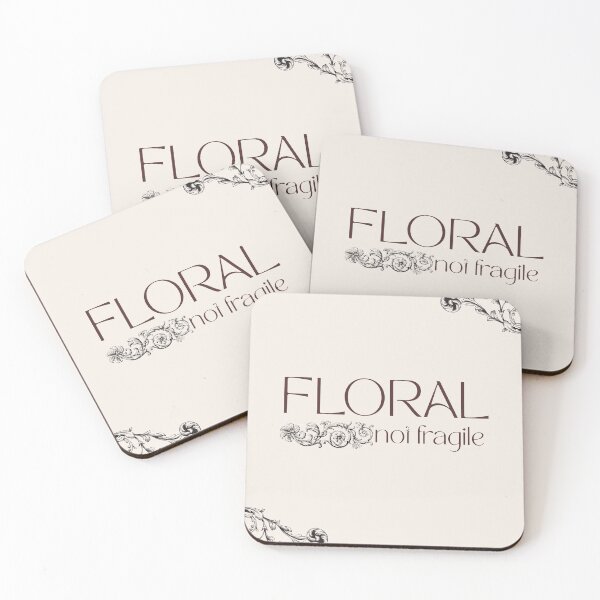 Item preview, Floral Not Fragile – Bold Botanical Feminine Quote Design designed and sold by Leaf & Layer.