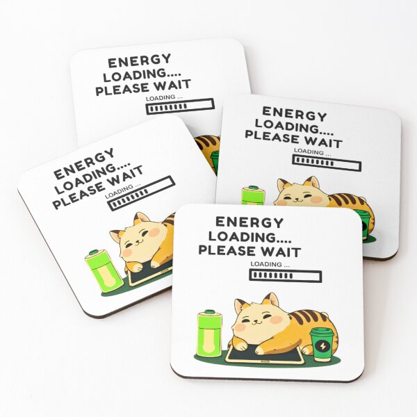 Item preview, Energy Loading Sloth – Funny Lazy Mood Cartoon Design designed and sold by MOTAS Graphics .