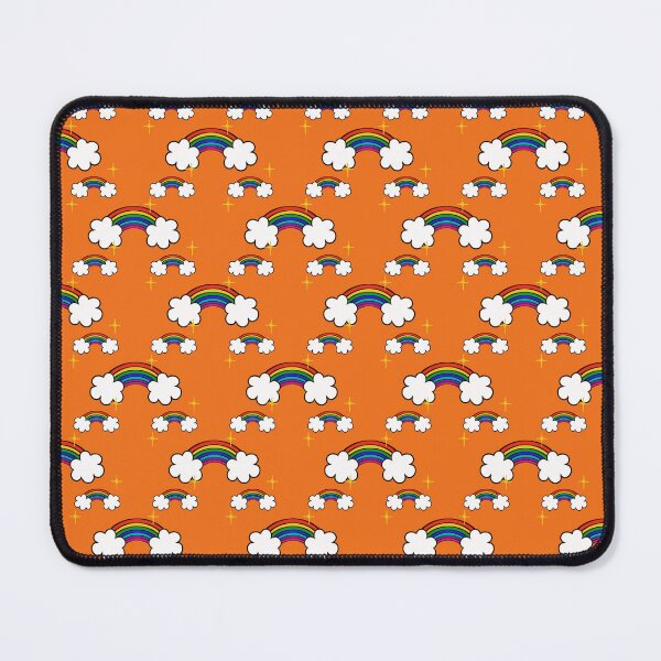 Item preview, Retro Rainbow Pattern – orange and yellow 80s rainbow Vibe designed and sold by BLeePCreations.