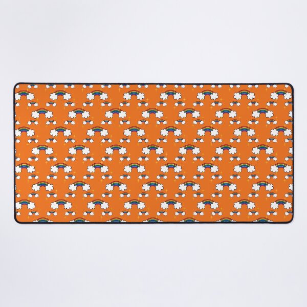 Item preview, Retro Rainbow Pattern – orange and yellow 80s rainbow Vibe designed and sold by BLeePCreations.