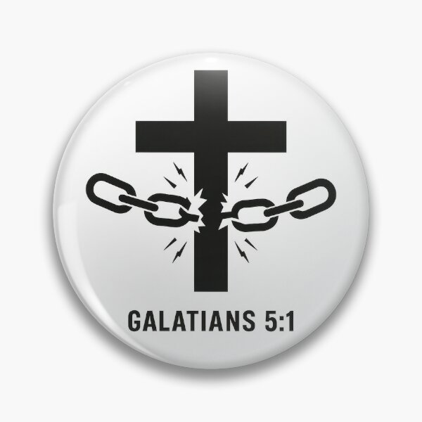 Item preview, Galatians 5:1 – Set Free Black designed and sold by SimplySelim.