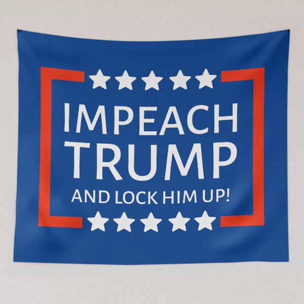 Item preview, Impeach Trump and lock him up.  designed and sold by Rachel the Artist .