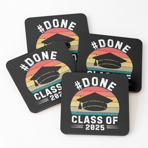 Item preview, Funny Retro Sunset Done Class Of  2025 Graduate Class Of 2025 Senior Funny Graduation  designed and sold by MotivaChic.