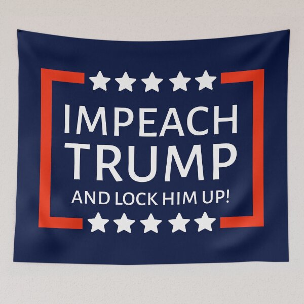 Item preview, Impeach Trump and lock him up.  designed and sold by Rachel the Artist .