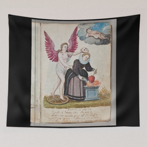Item preview, "Your mask fell off", medieval painting, 5th century AD designed and sold by PatronesKawai.