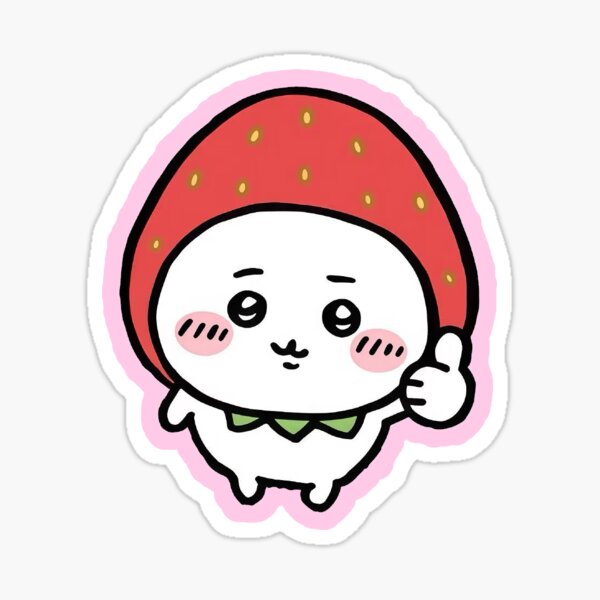 Item preview, Strawberry Chiikawa !! designed and sold by Strawberii Jam Stickies.
