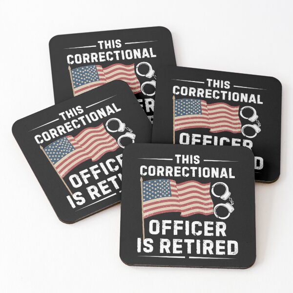 Item preview, Funny American Flag Correctional Officer Retired designed and sold by MotivaChic.