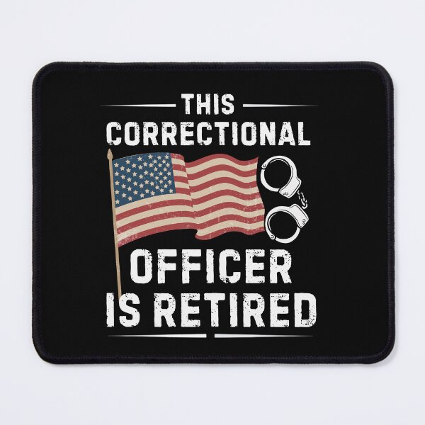 Item preview, Funny American Flag Correctional Officer Retired designed and sold by MotivaChic.
