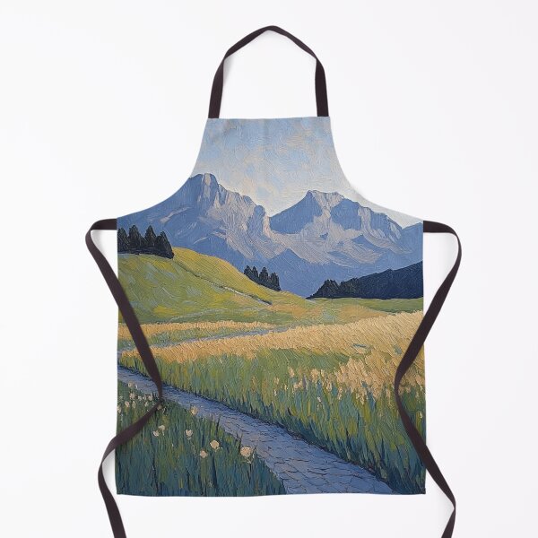 Item preview, Mountain | Post-impressionist painting style designed and sold by ComicsFactory.