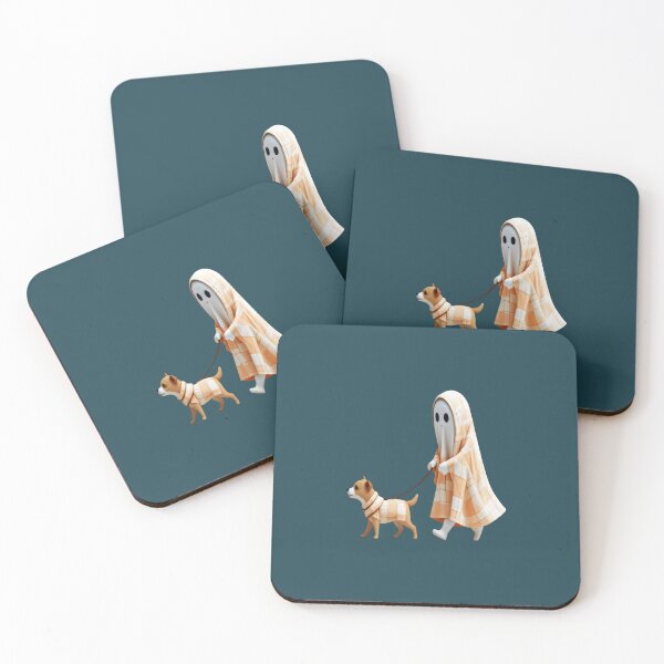 Item preview, Cute Ghost Walking Dog  designed and sold by Dakson Design - Fantasy Art.