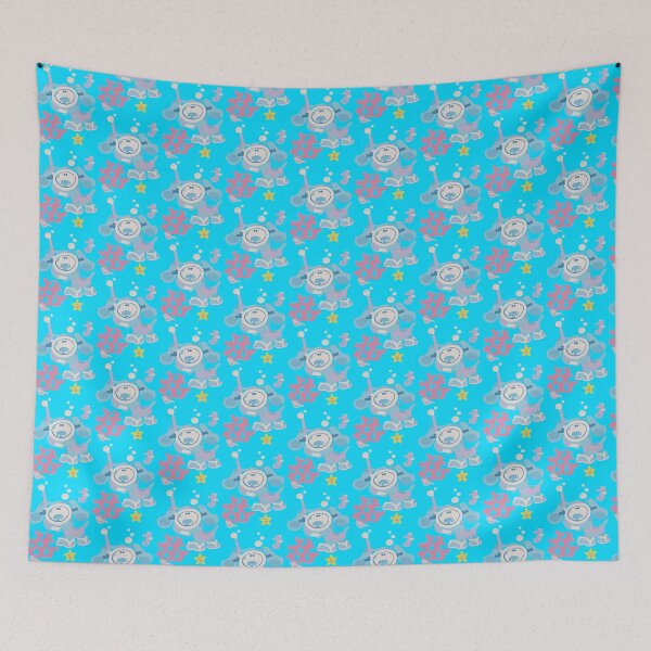 Item preview, blue goes swimming!  designed and sold by meltycatart.