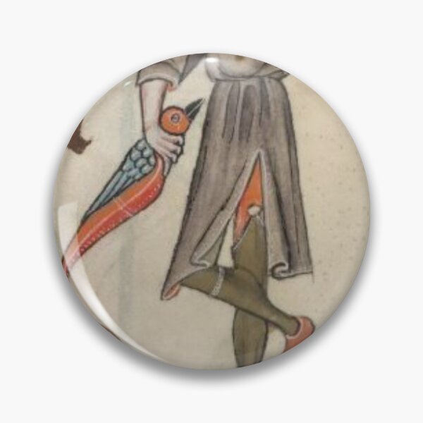 Item preview, "And I grabbed the bird", medieval painting 9th century AD designed and sold by PatronesKawai.