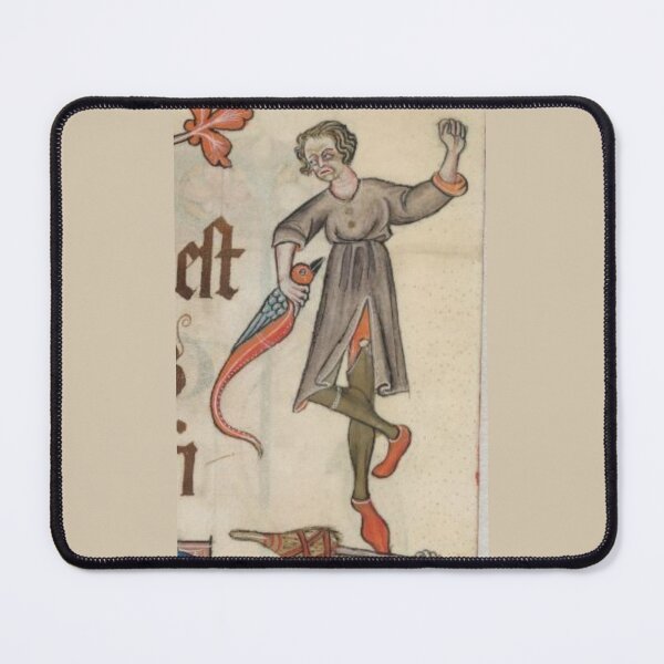 Item preview, "And I grabbed the bird", medieval painting 9th century AD designed and sold by PatronesKawai.