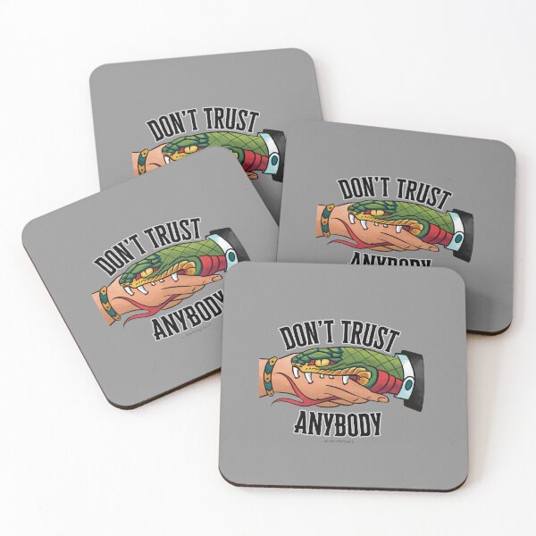 Item preview, Don’t Trust Anybody - Handshakes with Snakes designed and sold by JIDesignsArt.