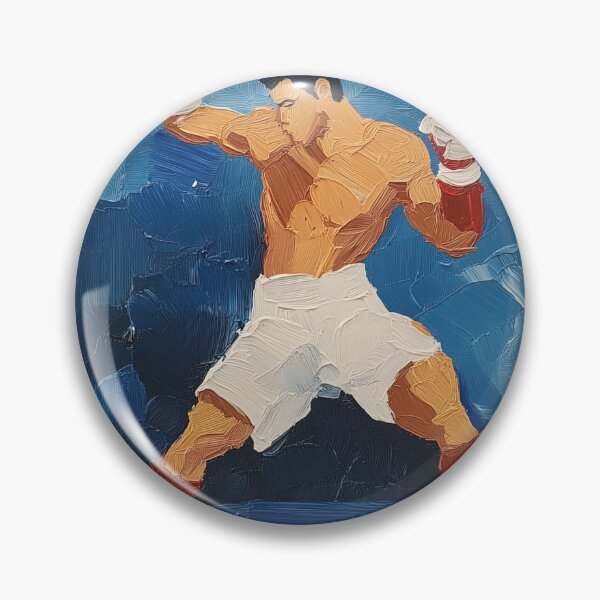 Item preview, Muay Thai fighter | Post-impressionist painting style designed and sold by ComicsFactory.