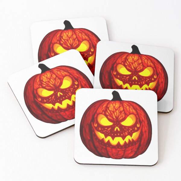 Item preview, Spooky Halloween Pumpkin Face designed and sold by apoknight.