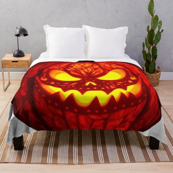 Item preview, Spooky Halloween Pumpkin Face designed and sold by apoknight.