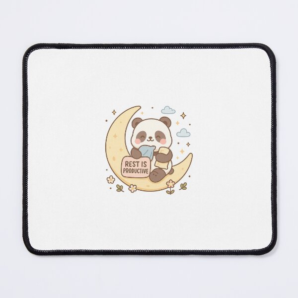 Item preview, Rest is Productive – Panda Moonlight Edition designed and sold by Daniel-DL.