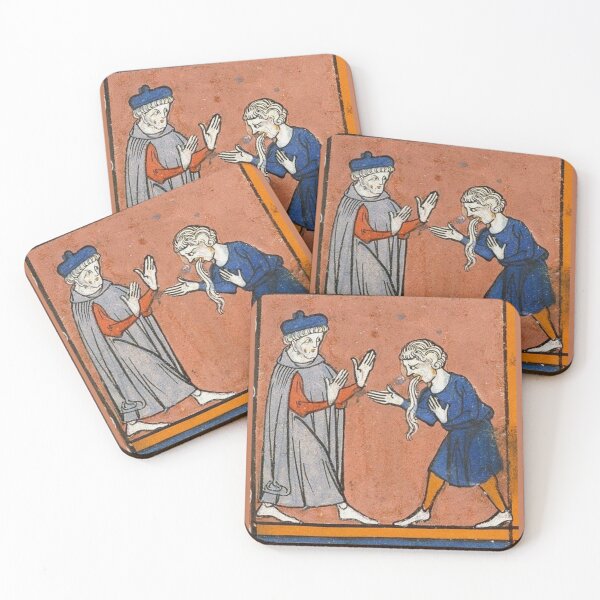 Item preview, "Trust, it won't come out of here", medieval painting, 12th century AD designed and sold by PatronesKawai.