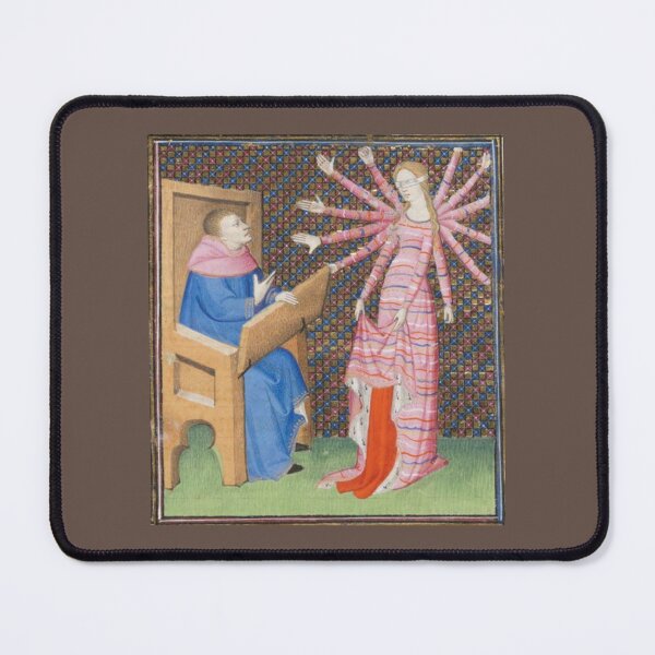 Item preview, "I'm going to get closer doing this, if I hit you it'll be your fault", medieval painting 5th century AD designed and sold by PatronesKawai.
