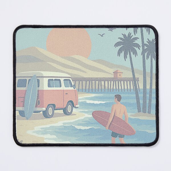 Item preview, PISMO BEACH (Retro) designed and sold by RetroCoastalArt.