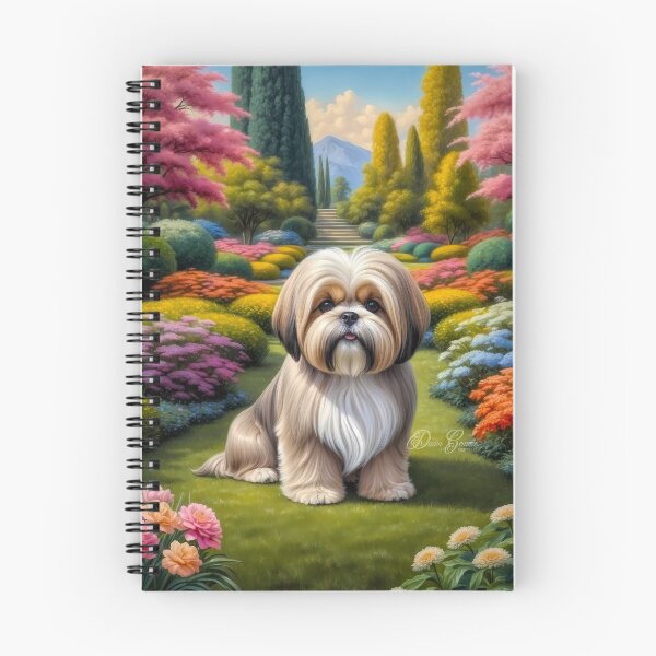 Item preview, Cleo Lhasa Apso Dog Portrait Painting designed and sold by Heart and Soul Studio.