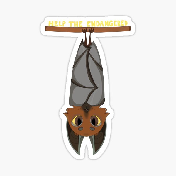 Item preview, Bat Sticker designed and sold by LittleRockArt.
