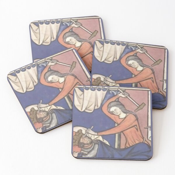 Item preview, "Don't move, this won't hurt," medieval painting, 9th century AD designed and sold by PatronesKawai.
