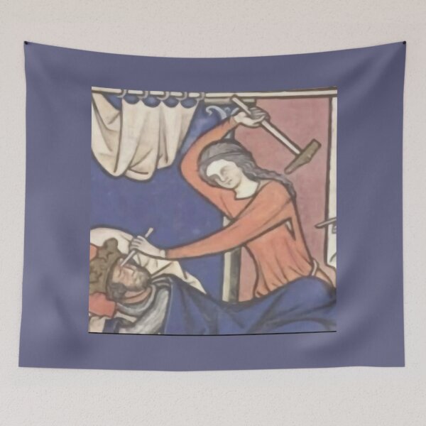 Item preview, "Don't move, this won't hurt," medieval painting, 9th century AD designed and sold by PatronesKawai.