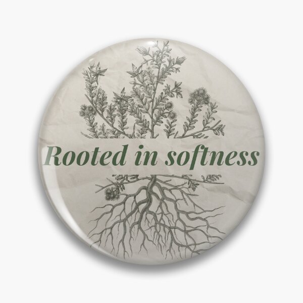 Item preview, Rooted in Softness - Botanical Illustration and Quote designed and sold by Leaf & Layer.