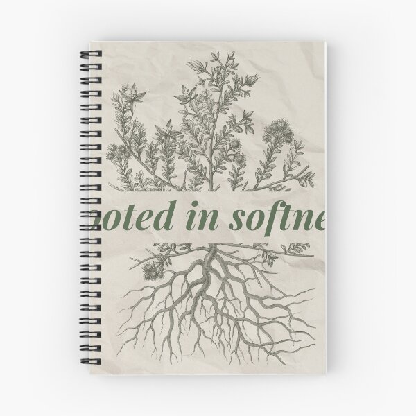 Item preview, Rooted in Softness - Botanical Illustration and Quote designed and sold by Leaf & Layer.