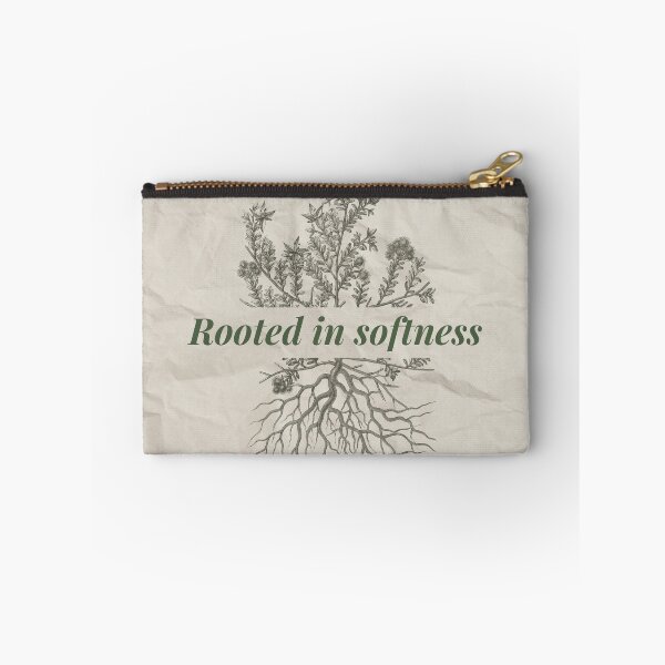 Item preview, Rooted in Softness - Botanical Illustration and Quote designed and sold by Leaf & Layer.