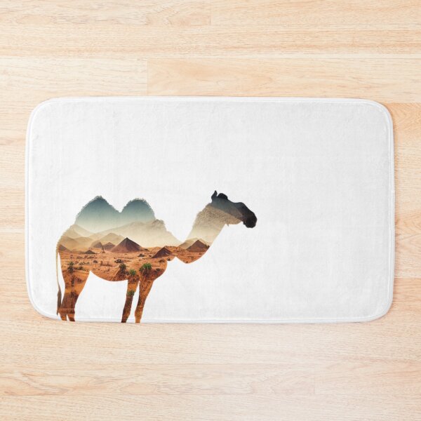 Item preview, Camel in Desert: Double Exposure Art designed and sold by ShadowAndSlate.