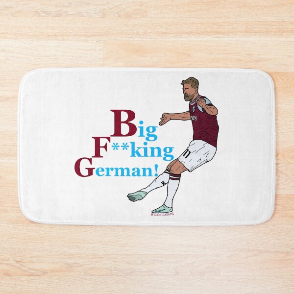 Item preview, Big F**king German (West Ham) designed and sold by gabicollard.