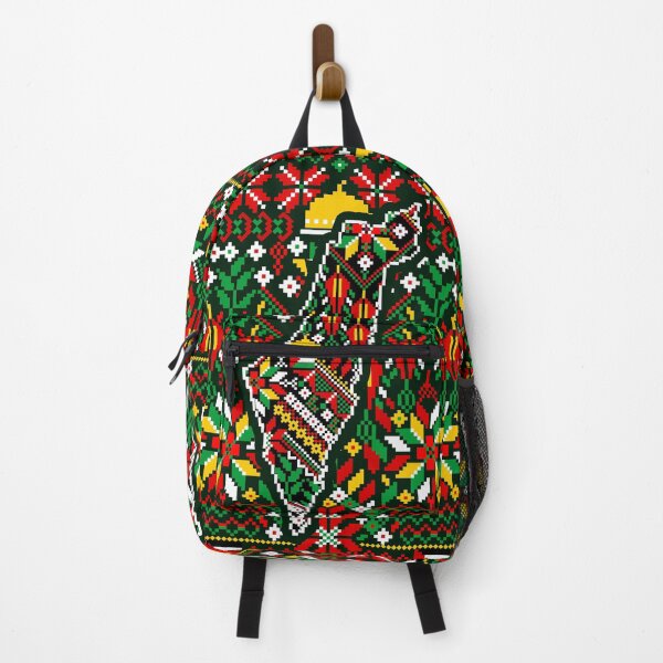 Item preview, Palestine Map Tatreez Embroidery Style designed and sold by BluedarkArt.