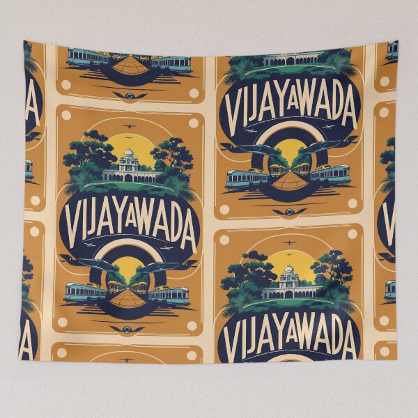 Item preview, Vijayawada India Vintage Travel Tourism  designed and sold by TravelersGems.