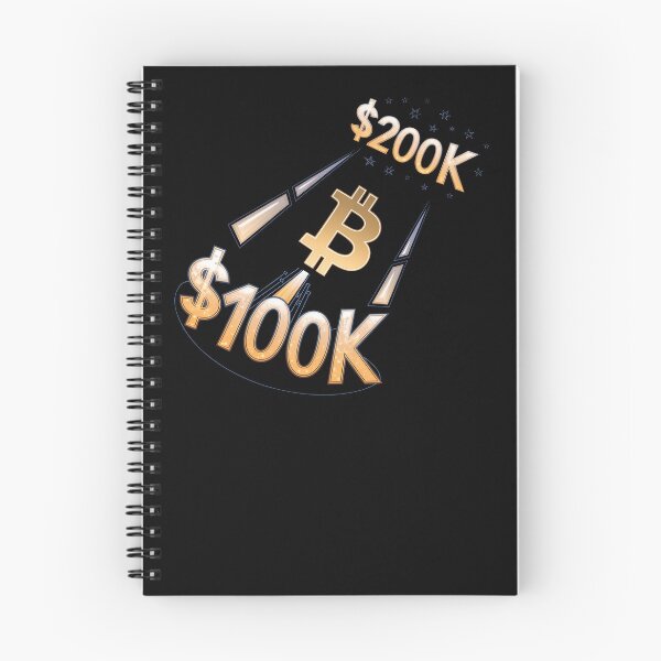 Item preview, Bitcoin to the moon, next stop 200k, bitcoin crypto designed and sold by NoetherSym.