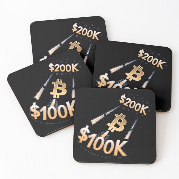 Item preview, Bitcoin to the moon, next stop 200k, bitcoin crypto designed and sold by NoetherSym.