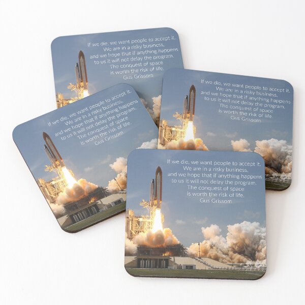 Item preview, The conquest of space is worth the risk of life. designed and sold by Alaskandreamer.