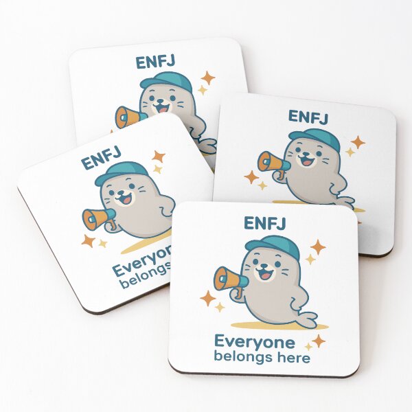 Item preview, ENFJ Kawaii | Empathetic Leader Seal MBTI Cute designed and sold by SealSquad.