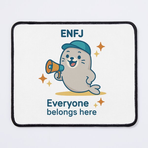 Item preview, ENFJ Kawaii | Empathetic Leader Seal MBTI Cute designed and sold by SealSquad.