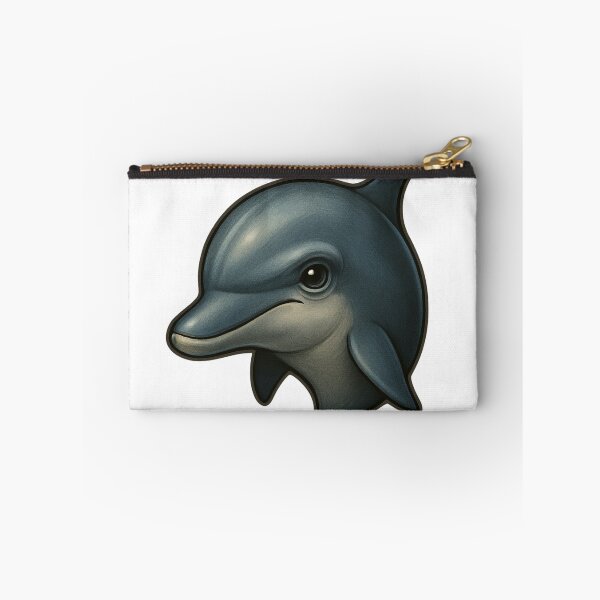 Item preview, Realistic dolphin head – oceanic animal logo in premium look designed and sold by KnlDsgn.