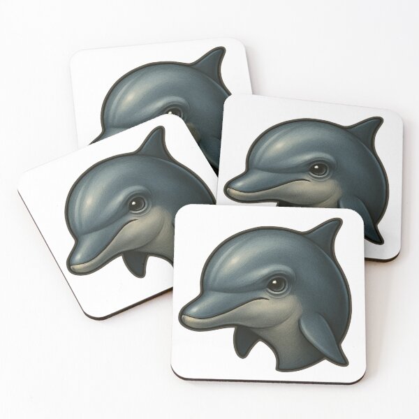 Item preview, Realistic dolphin head – oceanic animal logo in premium look designed and sold by KnlDsgn.